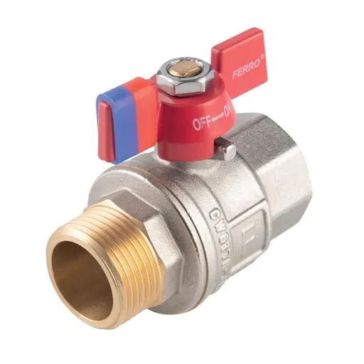 Guľový Kohút Novaservis 1/2" mosadz KFPM11