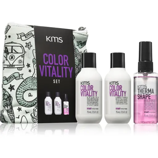 KMS Color Vitality Set cestovná sada pre farbené vlasy