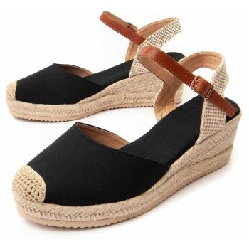 Leindia  90135  Espadrilky Čierna