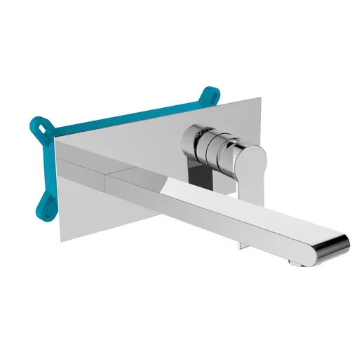 Mereo Dita jednocestná podomietková batéria s ramienkom, s hranatým krytom CBE60105DCU