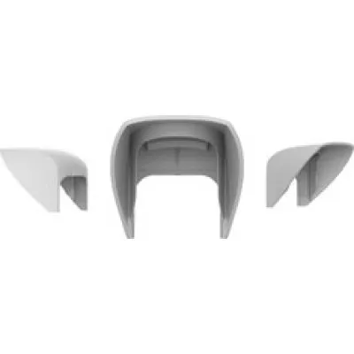 Postroj BUSTER Airmesh reflexný S, 20 mm čierny