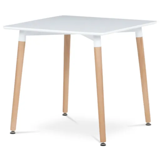 Jedálenský stôl Autronic 80x74 cm biely MDF mat DT-303 WT