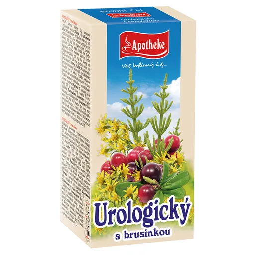 APOTHEKE Urologický čaj s brusnicou 20x 1,5 g sáčkov