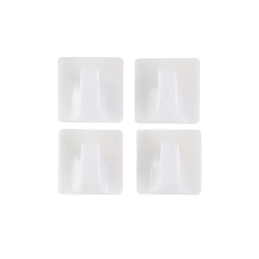 TORO Háčiky samolepiace, plastové, 4 ks