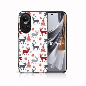 MY ART Kryt s vianočným dizajnom Oppo Reno10 5G / Reno 10 Pro 5G DEER (068)