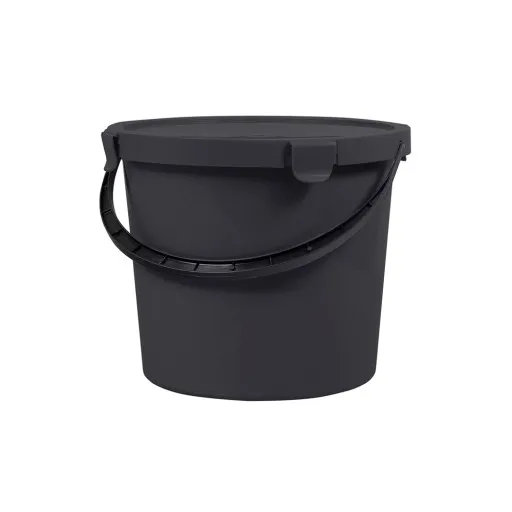 PLAST TEAM - Vedro 10L s vekom šedé, umelá hmota