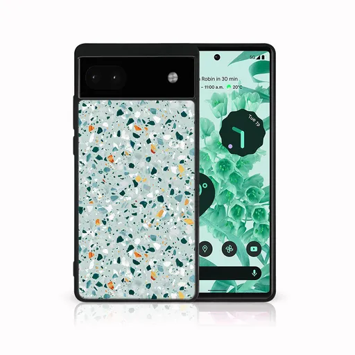 MY ART Ochranný kryt pre Google Pixel 6a BLUE TERRAZZO (164)