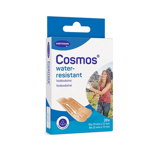 COSMOS Water-resistant vodeodolná náplasť 2 veľkosti 20 kusov