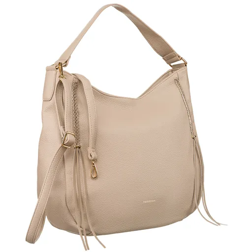 Priestranná koženková kabelka - Peterson