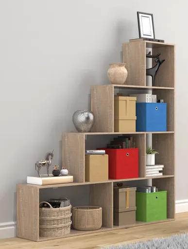 VCM Schodová police Dubila L, dub sonoma