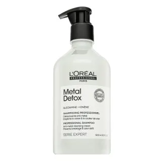L´Oréal Professionnel Série Expert Metal Detox Professional Shampoo Anti-metal Cleasing Cream čistiaci šampón pre lesk a ochranu farbených vlasov 500
