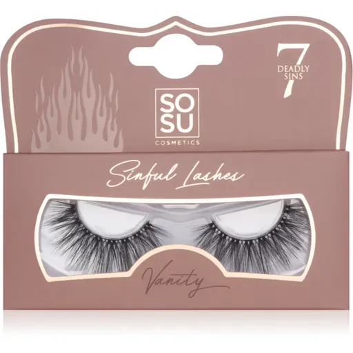 SOSU Cosmetics 7 Deadly Sins Lashes umelé mihalnice Vanity 1 ks