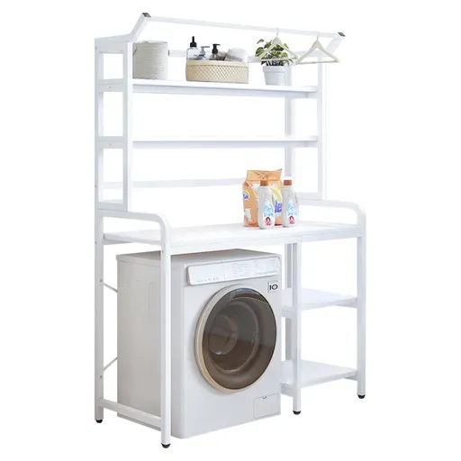 Regál nad práčku JABIR, biela