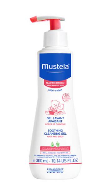 Mustela Detský upokojujúci sprchový gél pre veľmi citlivú pokožku (Soothing Cleansing Gel) 300 ml