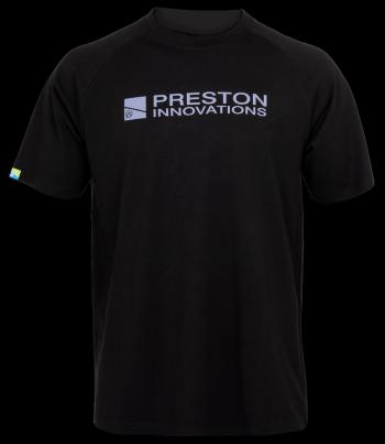 Preston innovations tričko lightweight black raglan t-shirt - xl