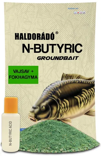 Haldorádó krmítková zmes n-butyric groundbait kyselina máselná 800 g + 50 ml aróma - cesnak