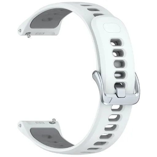 SPORTY Vymeniteľný silikónový remienok Coros Pace 4 WHITE-GREY