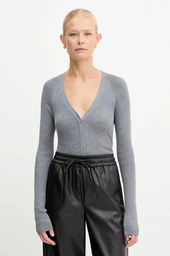 Vlnený kardigán BOSS Friva