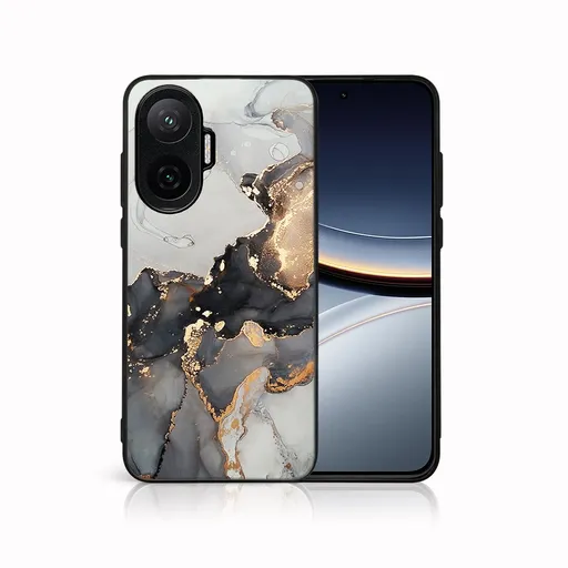 MY ART Ochranný kryt pre Xiaomi Poco F7 GREY MARBLE (140)