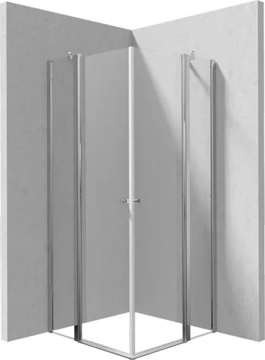 DEANTE/S - Sprchovací kút dvojité výklopné 80x80 KTSU042P+KTSU042P KERRIA/0409