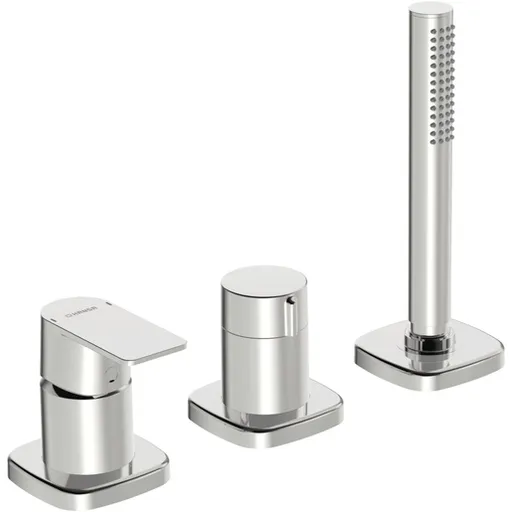 Vaňová batéria HANSA STELA so sprchovacím setom chróm 57319173