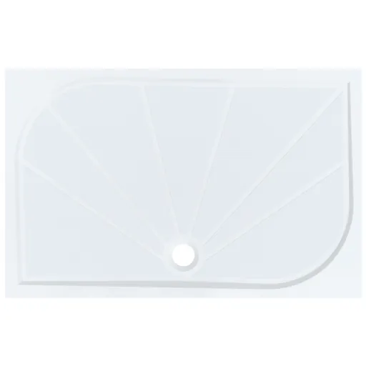 Sprchová vanička obdĺžniková SAT Limnew 140x80 cm liaty mramor LIMNEW14080