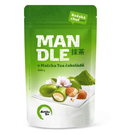 MATCHA TEA Mandle v čokoláde 100 g