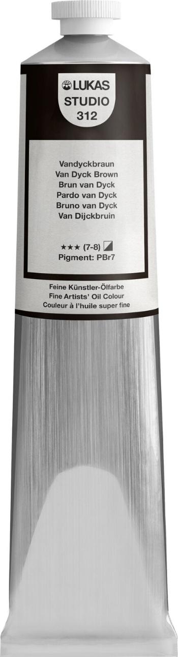 Lukas Studio Aluminium Tube Olejová farba Van Dyck Brown 200 ml 1 ks