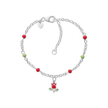 Disney Slušivý strieborný náramok Ruže Mini BS00102SL-47.CS