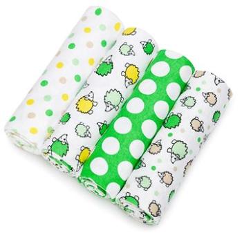 T-TOMI látkové plienky, Green Hedgehogs (8594166541290)