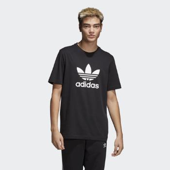 Pánské Tričko Adidas Trefoil Tee Black - S