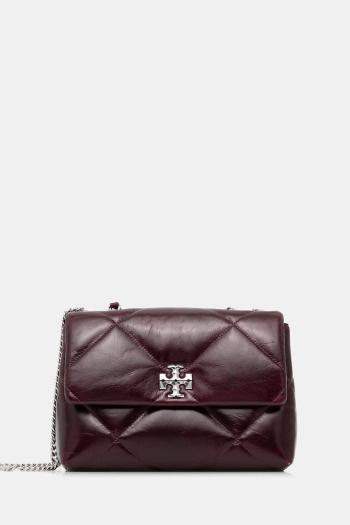 Kožená kabelka Tory Burch Kira Diamond červená farba, 169325.500