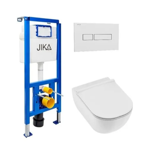 Závesný WC set Jika Mio-N do ľahkých stien / predstenová KMPLCUBITOJ