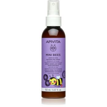 Apivita Mini Bees Gentle Kids Detangling Spray Blueberry&Honey sprej pre jednoduché rozčesávanie vlasov 150 ml