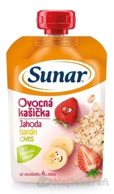 Sunar jahoda banán ovos 6m+ 120 g