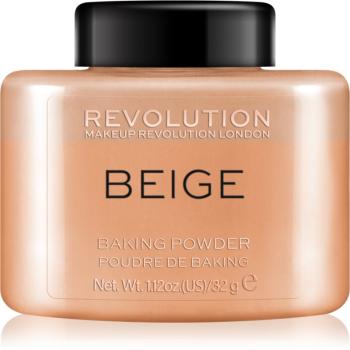 Makeup Revolution Baking Powder sypký púder odtieň Beige 32 g