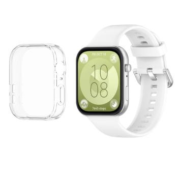 PROTEMIO COVER SET Remienok + obal na hodinky Huawei Watch Fit 3 biely