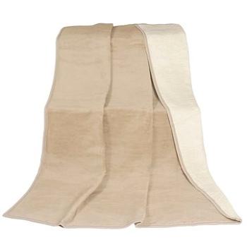 Bellatex KIRA PLUS jednolôžková - 150 × 200 cm - tmavobéžová/svetlobéžová (3814)