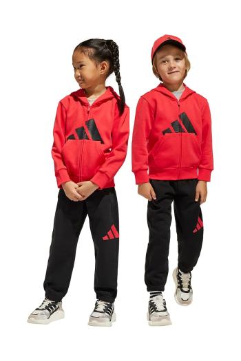 Detská tepláková súprava adidas červená farba, JC9730