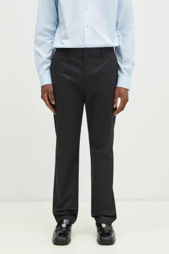 Nohavice Paul Smith pánske, tmavomodrá farba, priliehavé, M1R-055Z-N01934