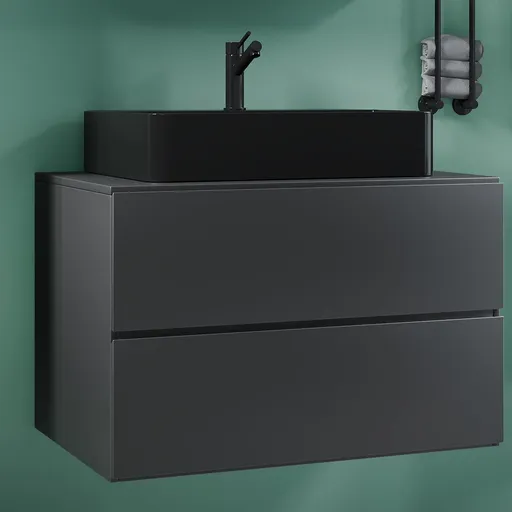 VCM 2dílná umyvadlová skříňka Lendas BL S 80 cm, antracit