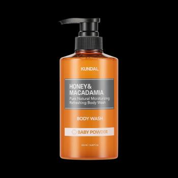 KUNDAL Honey&Macadamia Body Wash - sprchový gél s vôňou púdru 500 ml