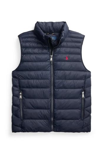 Detská vesta Polo Ralph Lauren tmavomodrá farba, 323969872002