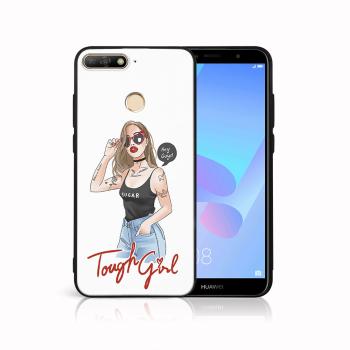 MY ART Ochranný kryt pre Huawei Y6 Prime 2018 TOUGH GIRL (131)