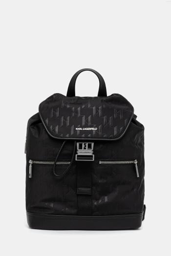 Ruksak Karl Lagerfeld K/MONOGRAM pánsky, čierna farba, veľký, A3M30162