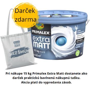 PRIMALEX EXTRA MATT - Snehobiela extra matná interiérová farba biela 1 L