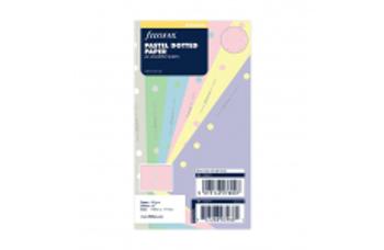 Filofax papier bodkovaný Pastel 60 listov - Osobný