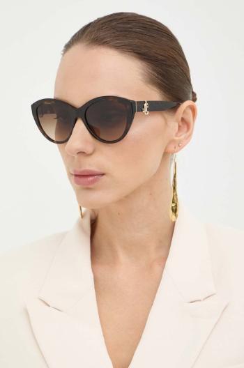Slnečné okuliare Jimmy Choo dámske, hnedá farba, 0JC5007,