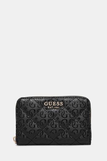 Peňaženka Guess LAUREL dámsky, čierna farba, SWGG85 00140