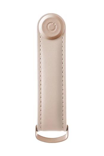 Kľúčenka Orbitkey Leather Blus 8,5 cm béžová farba